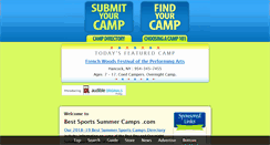 Desktop Screenshot of bestsportssummercamps.com